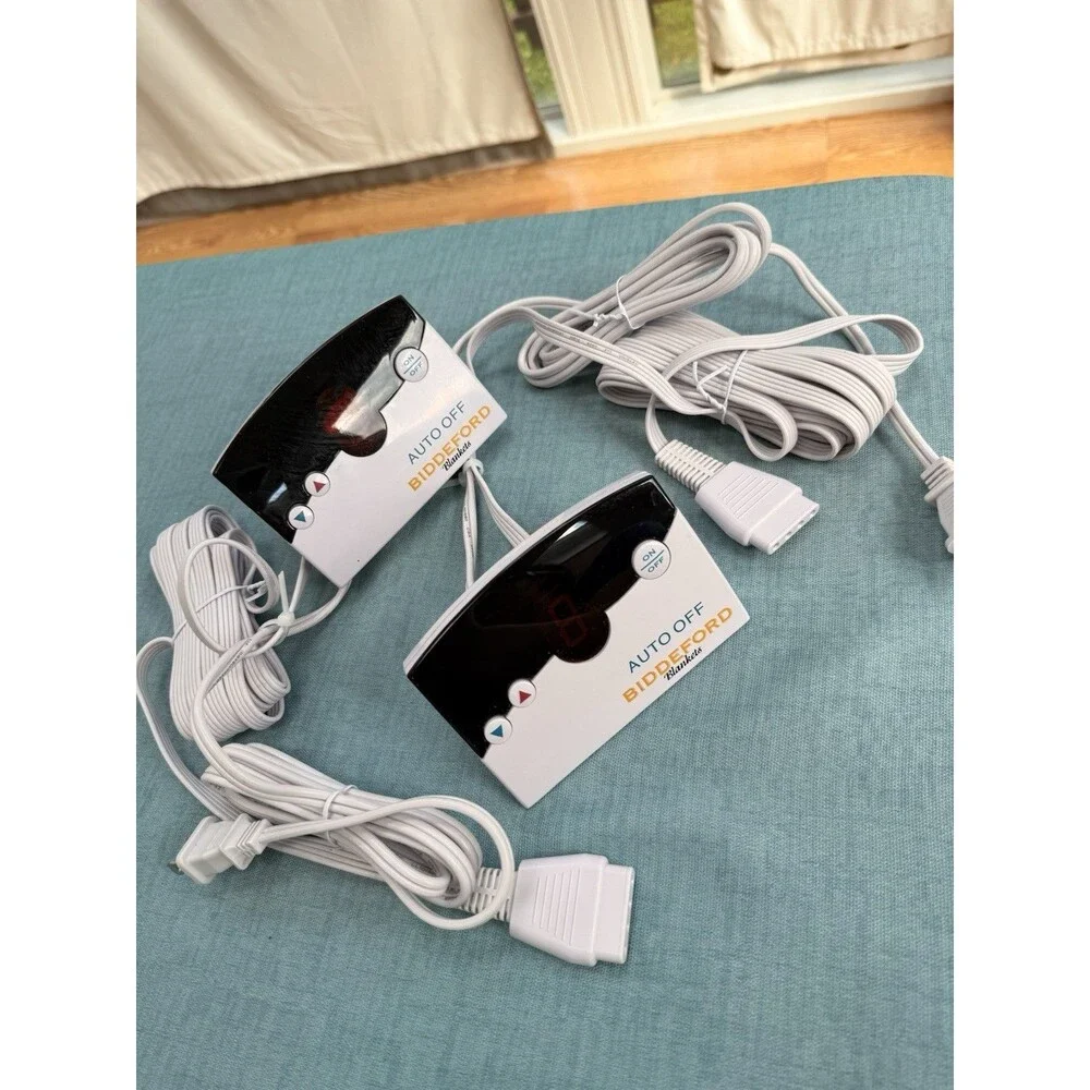 New Biddeford TC12B0-D Electric Heating Blanket 4 Prong Controller Lot Of 2